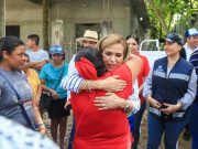 Cumple Lili Campos con habitantes de Cristo Rey con inicio de electrificación