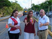 Anuncia Mara Lezama reconstrucción de 3.2 km de la avenida Rafael E. Melgar en Cozumel