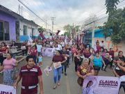 Morena en Q. Roo cierra precampaña de Claudia Sheinbaum con movilizaciones en 3 municipios