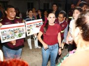 Cumple gobierno de BJ a vecinos de la supermanzana 40 con luminarias y acercan servicios públicos a la zona