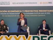 Difunde Mara Lezama beneficios del Tren Maya ante embajadores y cónsules