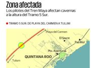 Perforan cavernas en Tramo 5 del Tren Maya
