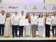 Entregan Mara Lezama y Miguel Torruco nombramiento de Pueblo Mágico a Cozumel y actualización a Tulum, Bacalar e Isla Mujeres