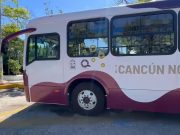Tendrá zona hotelera ruta única de transporte; presentan nuevos camiones