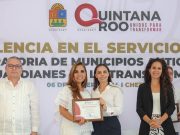 Reciben autoridades de BJ reconocimiento por cumplir la “Declaratoria de Municipios Anticorrupción”