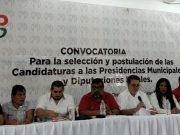 Emite PRI convocatoria para candidaturas a presidencias municipales y diputados locales