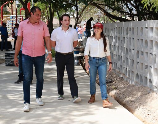 Continúan obras de la esperanza en Cancún, bajo supervisión de Ana Paty Peralta