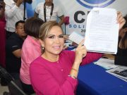 Se registra Lili Campos al proceso interno del PAN por la presidencia municipal de Solidaridad