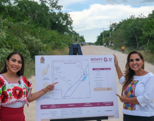 Se invierten 71 mdp para infraestructura en Los Chunes: Mara Lezama