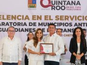 El Ayuntamiento de Bacalar es reconocido por su trabajo Anticorrupción