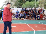 El Municipio de Bacalar le cumple a la comunidad de Nuevo Tabasco entregando domo y espacio multideportivo