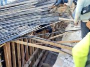 Reportan 2 personas lesionadas por colapso de estructura del Tren Maya
