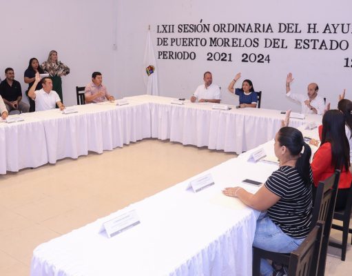 Rinden protesta tres nuevos integrantes del Cabildo de Puerto Morelos