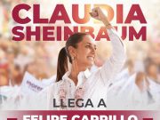 Visitará Claudia Sheinbaum a Felipe Carrillo Puerto el próximo 13 de marzo
