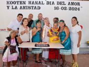 Celebra DIF Puerto Morelos con abuelitos el Día del Amor y la Amistad