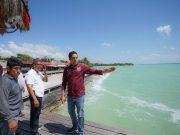 Visita Gino a restauranteros de Calderitas