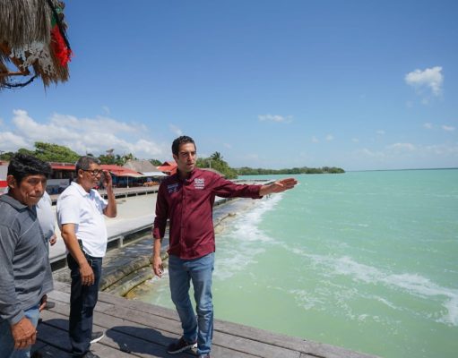 Visita Gino a restauranteros de Calderitas
