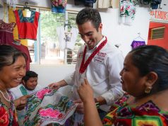 Visita Gino Segura la comunidad de X-Pichil en Felipe Carrillo Puerto