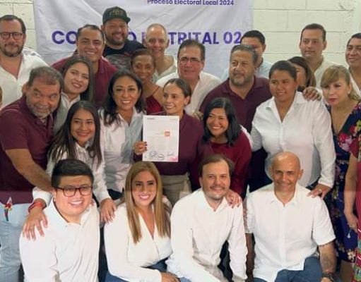 Recibe Ana Paty Peralta constancia como candidata a la presidencia de BJ