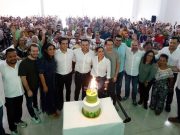 Reúne Pablo Bustamante a morenos y verdes en el festejo de su cumpleaños