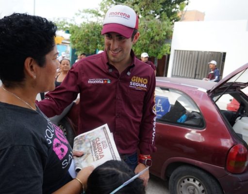 Reafirma Gino Segura su compromiso de trabajar para el pueblo