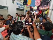 Promete Estefanía Mercado espacios dignos para comerciantes de Solidaridad