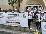 Protestan jubilados del IMSS en Cancún contra jurisprudencia de la SCJN que afecta su monto para el retiro