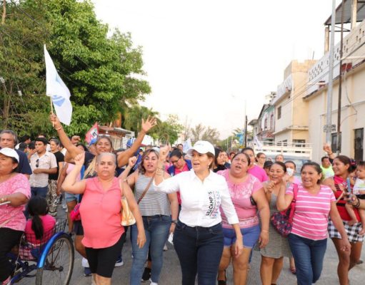 Respaldan vecinos de la Colosio que siga proyecto de renovación en Solidaridad: Lili Campos