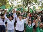 Pintan de Verde Sm 77 Alexa Murguía y familias de Corales
