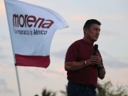 En las comunidades del municipio de Bacalar Contreras Méndez lleva una campaña intensa