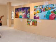 Montan exposición pictórica «Pinceles Mayas» en Puerto Morelos