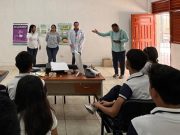 Imparten plática a jóvenes de Puerto Morelos sobre drogadicción y tabaquismo