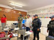 Realizan simulacro ante situaciones de riesgo en escuela de Leona Vicario