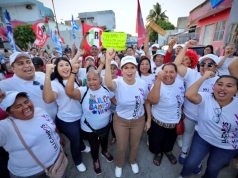 Respaldan vecinos de Villamar I las propuestas de campaña para la reelección de Lili Campos