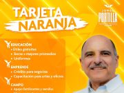 Presentó Portilla «Tarjeta Naranja» para impulsar a las familias, niños y jóvenes.