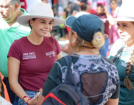 Ana Paty Peralta, cerca de la ciudadanía para construir un Cancún de paz
