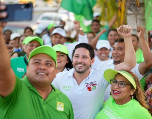 Llama Renán Sánchez a la familia Verde de Quintana Roo a votar para consolidar la transformación el 2 de junio