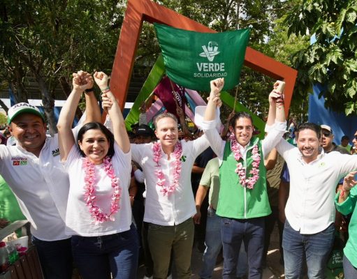 Destaca Renán Sánchez apoyo de Manuel Velasco para consolidar la transformación en Solidaridad y Quintana Roo