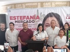 Señala Estefanía Mercado a PAN-PRI como responsables del homicidio de su colaborador