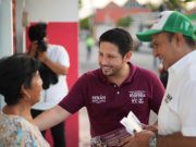 Trabajo en equipo a favor del pueblo, promete candidato Renán Sánchez Tajonar