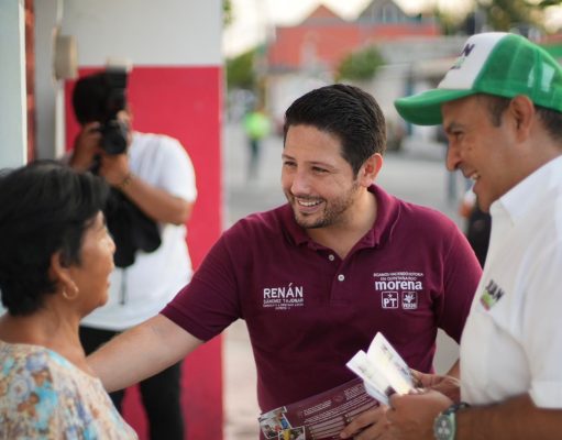 Trabajo en equipo a favor del pueblo, promete candidato Renán Sánchez Tajonar