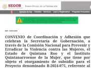 Asignan a Quintana Roo presupuesto para refugios de víctimas de violencia