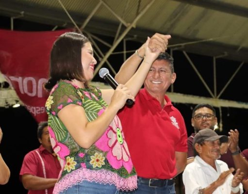 Respaldan a «Chepe» durante acto de campaña en la Comunidad de Blanca Flor