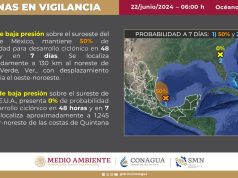 Seguirán lluvias fuertes en toda la geografía de Quintana Roo
