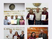 Entrega INE constancias de mayoría a diputados federales electos de Quintana Roo