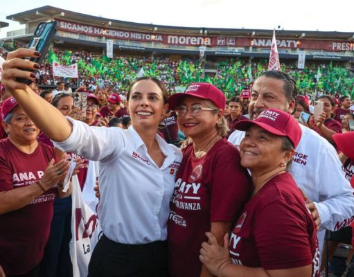Se convierte Ana Paty Peralta en la candidata más votada de la historia de Cancún