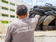 «Llantatón» acopió más de mil llantas en Solidaridad