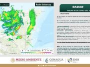Pronostica Sistema Meteorológico Nacional más lluvias para Quintana Roo
