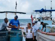 Entrega Mara Lezama tarjetas electrónicas del programa “Apoyo en veda para los Pescadores”