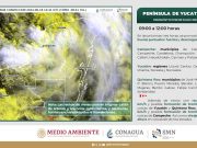 Ahora le tocó a Cancún: Lluvia satura vialidades; seguirán los chubascos
